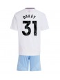 Aston Villa Leon Bailey #31 Replika Borta Kläder Barn 2024-25 Kortärmad (+ byxor)